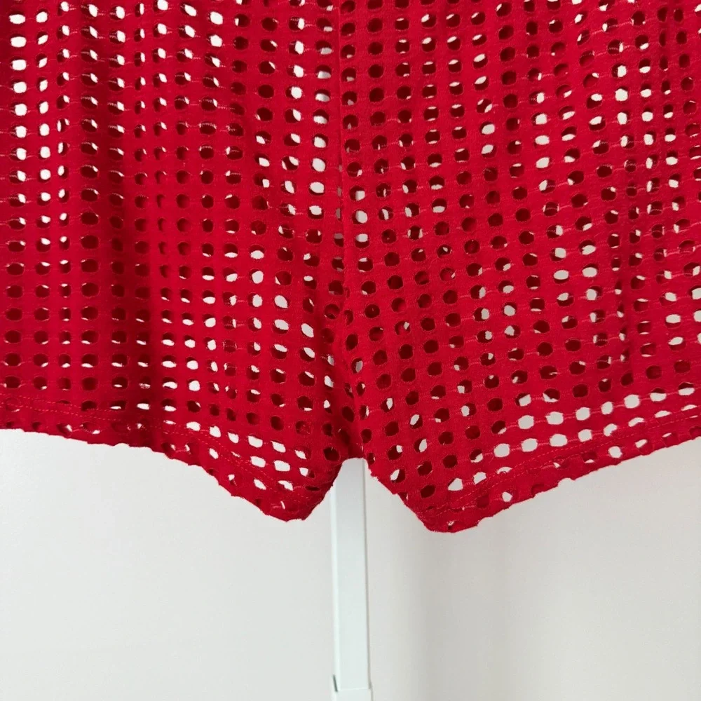 Arjen Kroo Mens Red Mesh Briefs Underwear Size 3XL‎